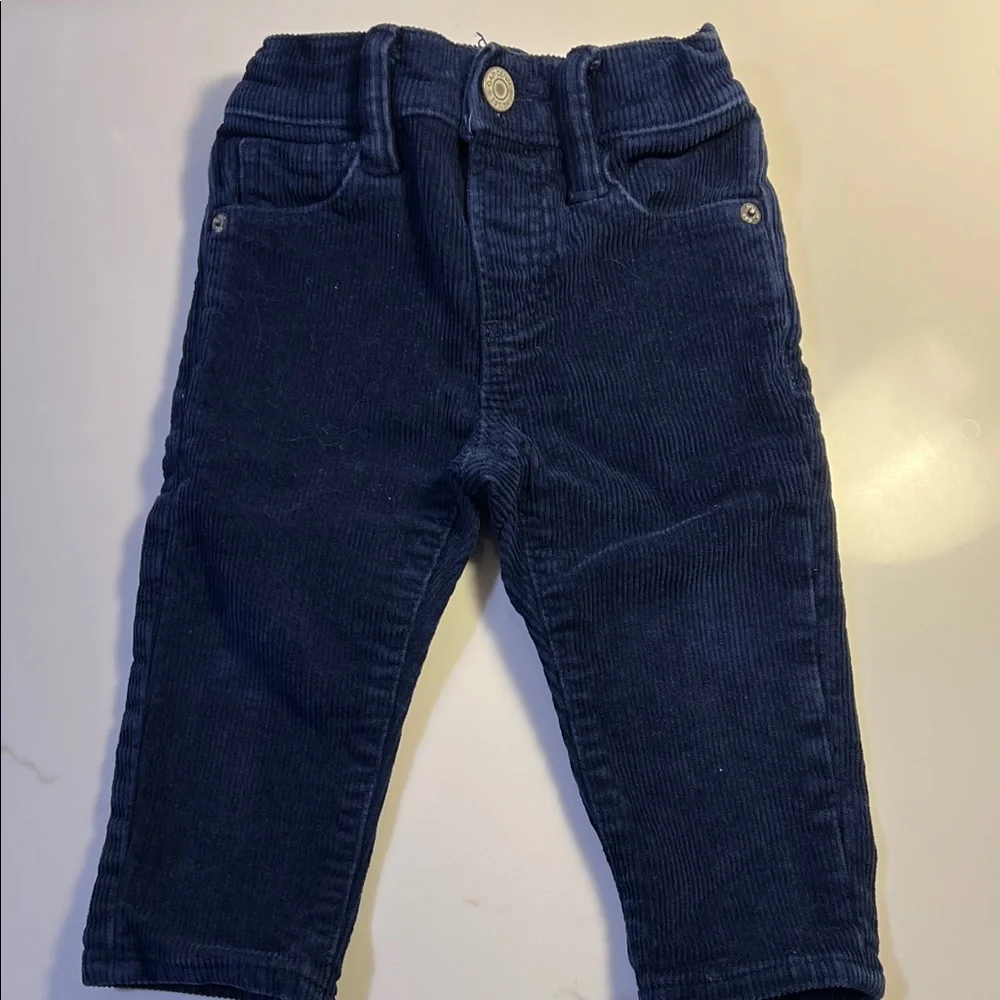 GAP and Children’s Place pants. Navy Corduroy and Nantucket Red 12-18 months
